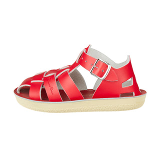 Shark Fisherman Red Kids Sandal - Kids Shark Fisherman Sandals - Salt-Water Sandals UK