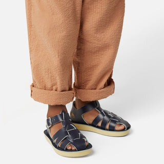 Shark Fisherman Navy Kids Sandal - All Kids Sandals - Salt-Water Sandals UK