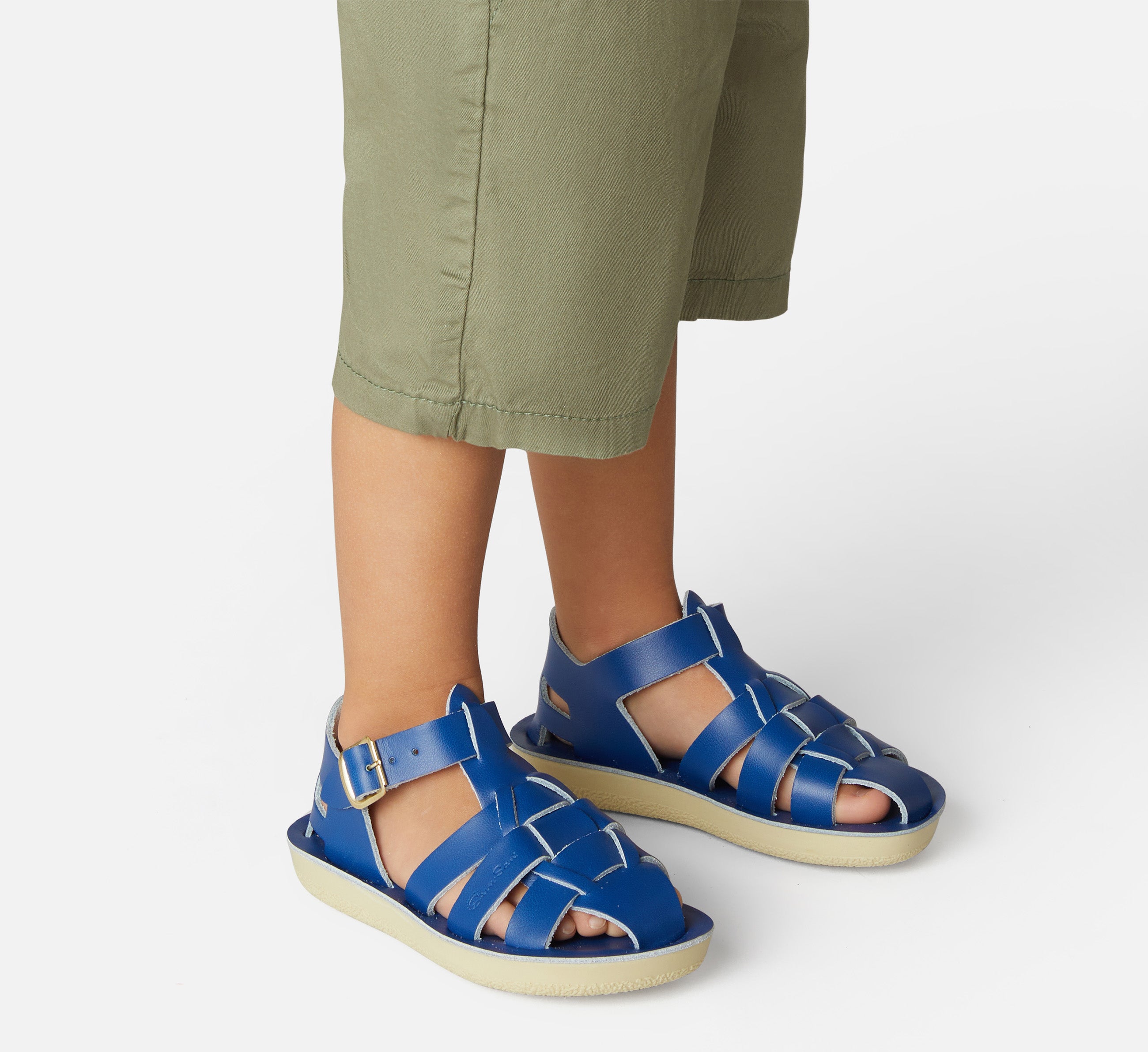 Shark Fisherman Cobalt Kids Sandal - Salt-Water Sandals UK