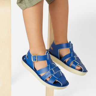 Shark Fisherman Cobalt Kids Sandal - Soft Sole Kids Sandals - Salt-Water Sandals UK