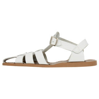 Fisherman Shark Original White Womens Sandal - Women's Wide Fit Sandals - Salt-Water Sandals UK