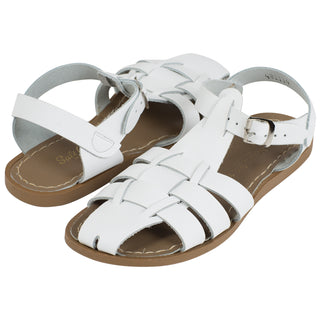 Fisherman Shark Original White Kids Sandal - Kids Closed Toe Fisherman Sandals - Salt-Water Sandals UK