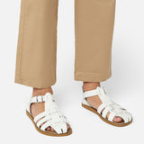 Fisherman Shark Original White Kids Sandal - Kids Closed Toe Fisherman Sandals - Salt-Water Sandals UK