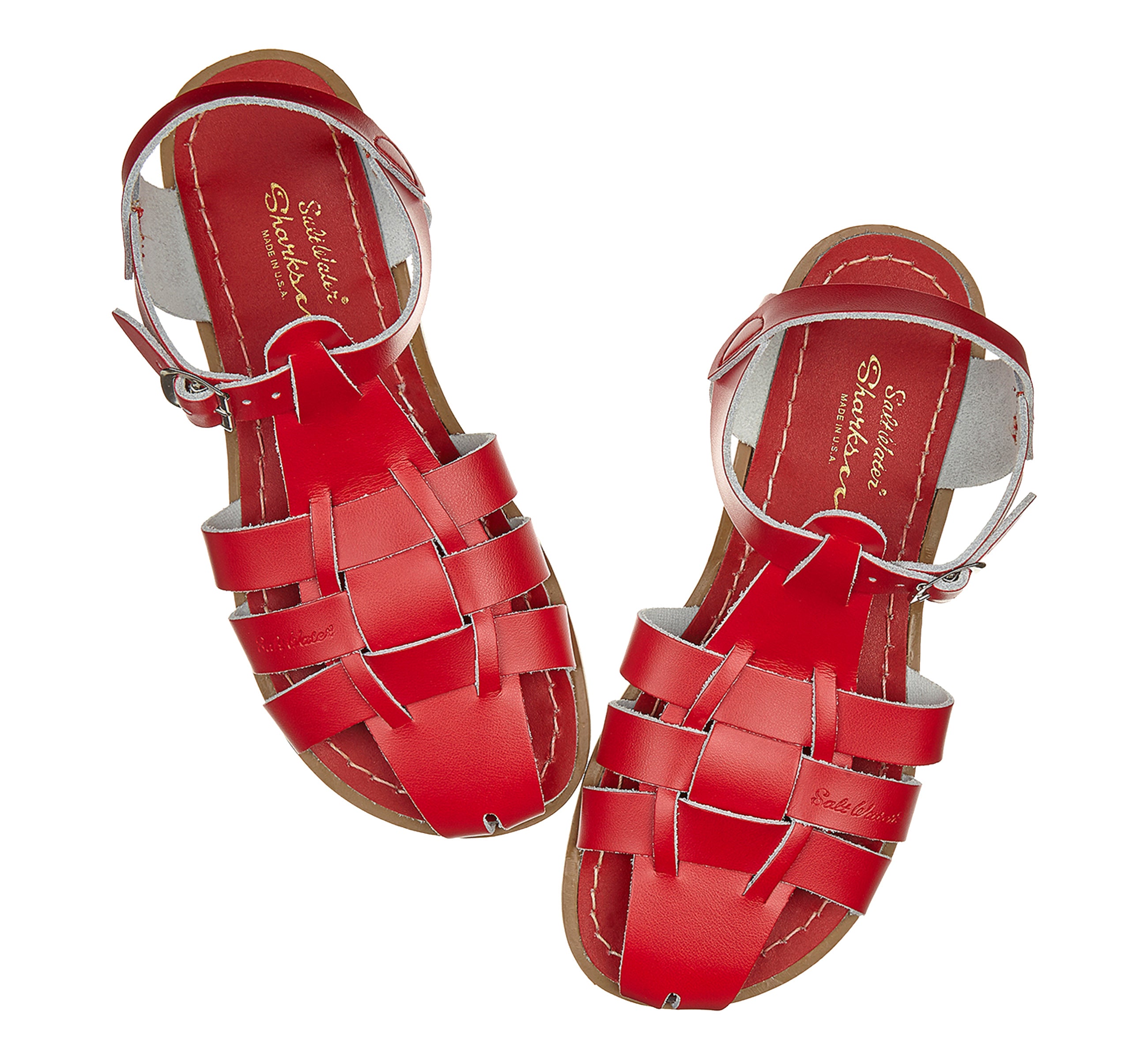 Fisherman Shark Original Red Kids Sandal - Salt-Water Sandals UK