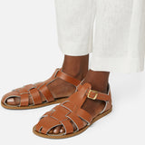 Shark Original Fisherman Tan Womens Sandal - Women's Fisherman Shark Original Sandals - Salt-Water Sandals UK