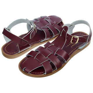 Fisherman Shark Original Claret Kids Sandal - BIG SUMMER SALE - 40% - Salt-Water Sandals UK