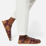 Fisherman Shark Original Claret Womens Sandal - BIG SUMMER SALE - 40% - Salt-Water Sandals UK