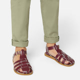 Fisherman Shark Original Claret Kids Sandal - BIG SUMMER SALE - 40% - Salt-Water Sandals UK