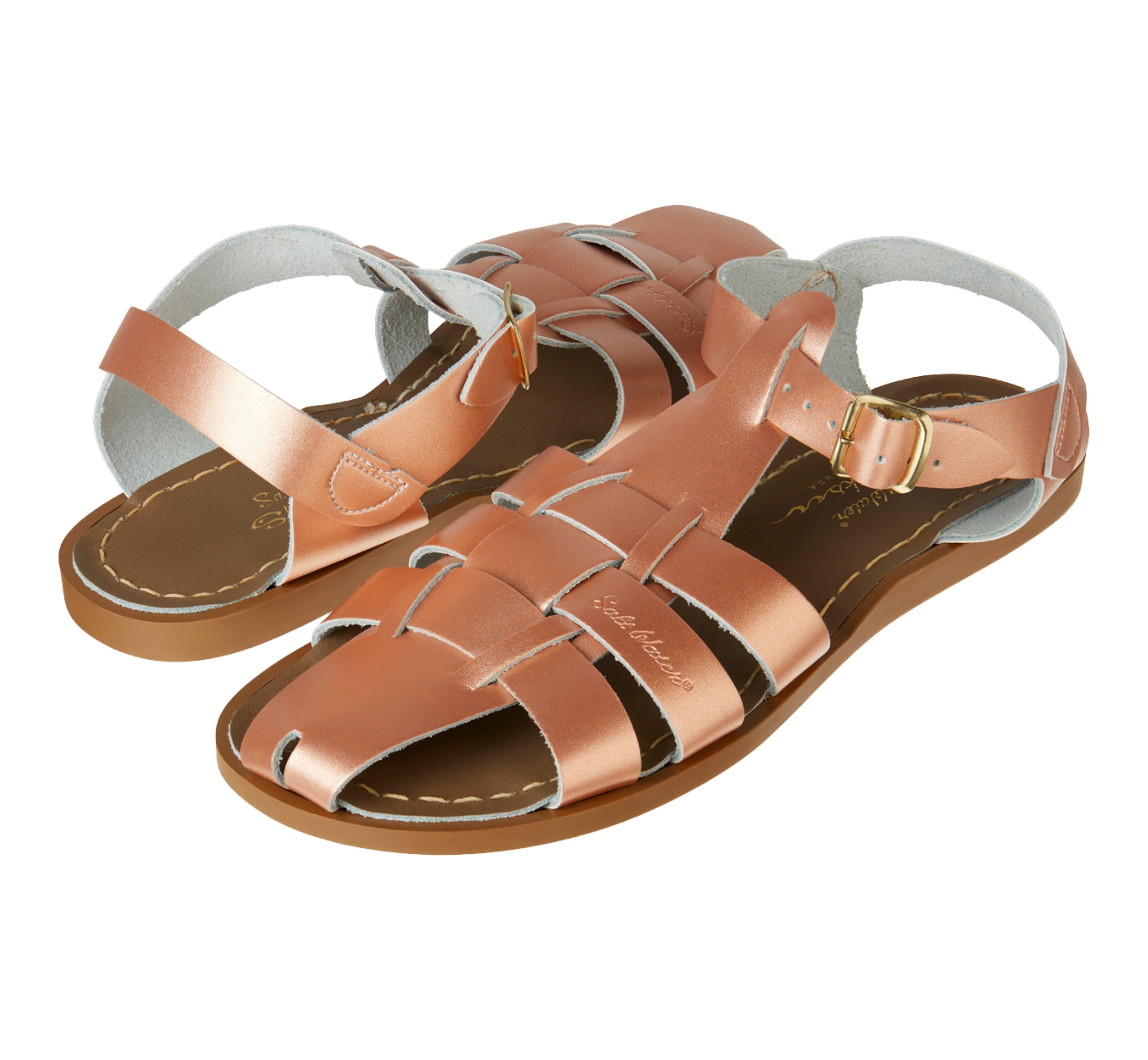 Fisherman Shark Original Rose Gold Kids Sandal - Salt-Water Sandals UK