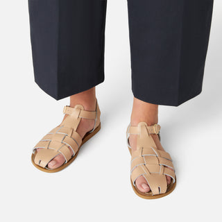 Fisherman Shark Original Latte Womens Sandal - Salt-Water Sandals UK