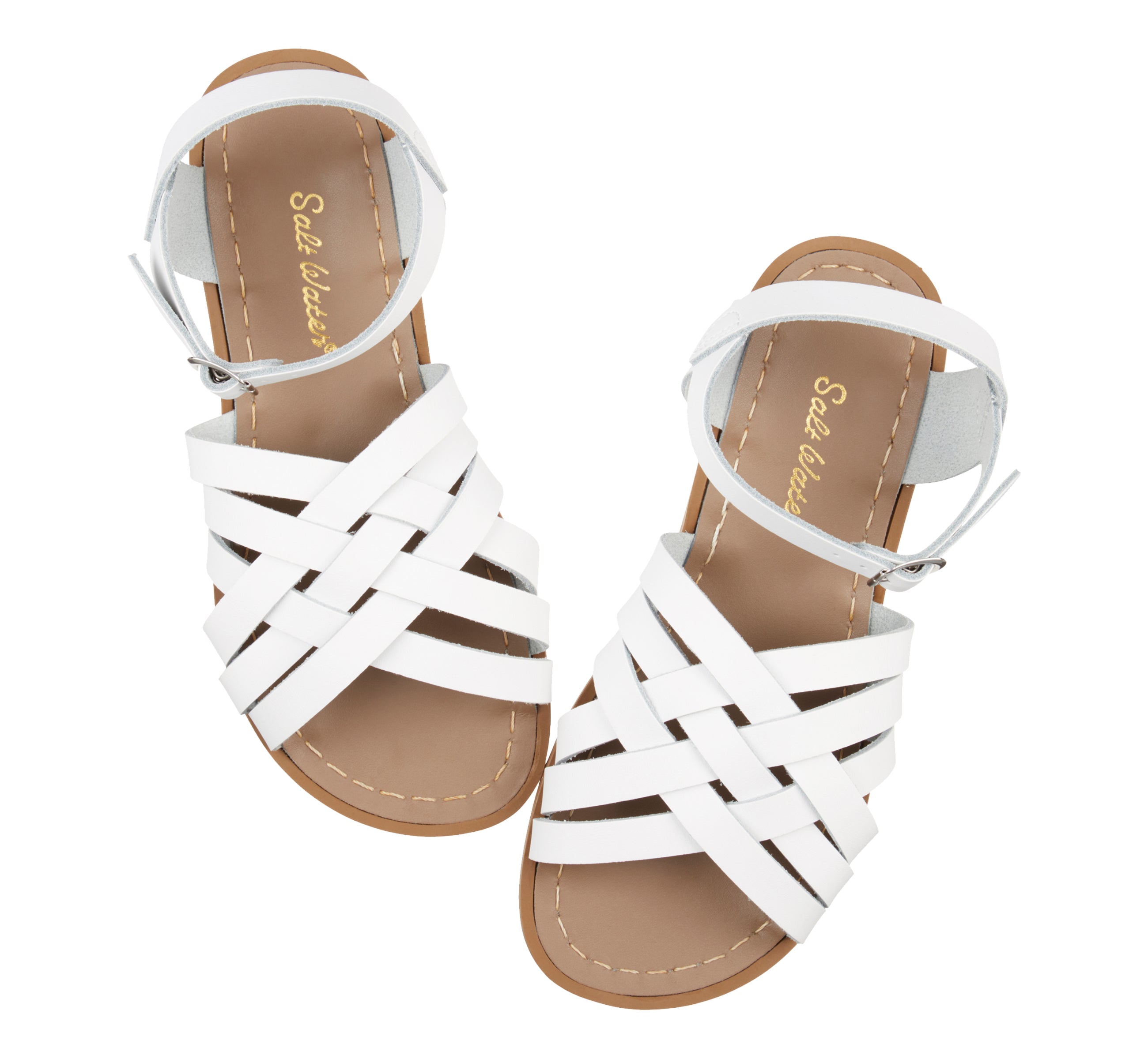 Retro White Womens Sandal - Salt-Water Sandals UK