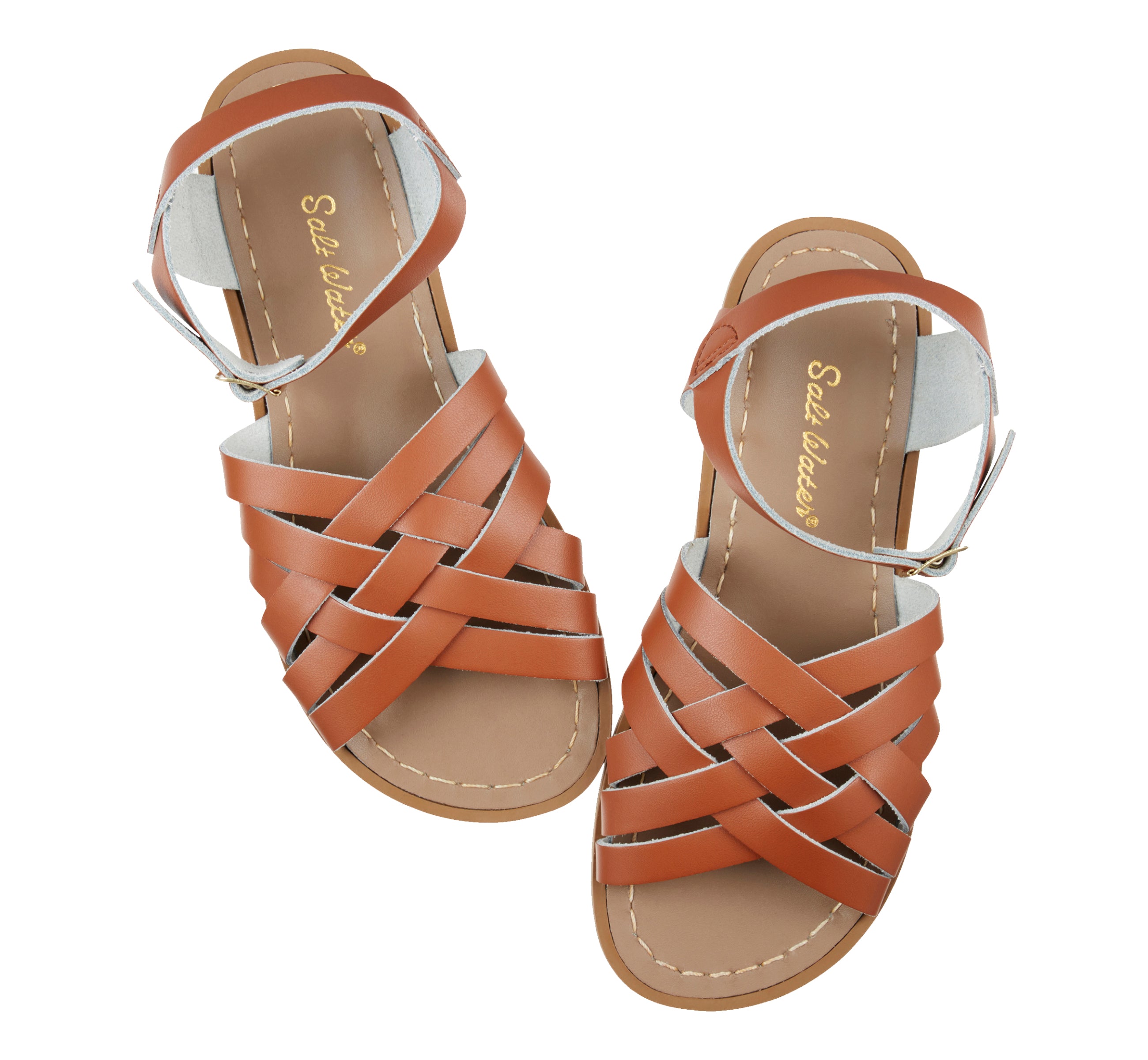 Retro Tan Kids Sandal