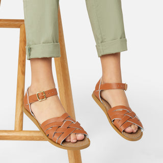 Tan Youth - Kids Neutral Sandals - Salt-Water Sandals UK