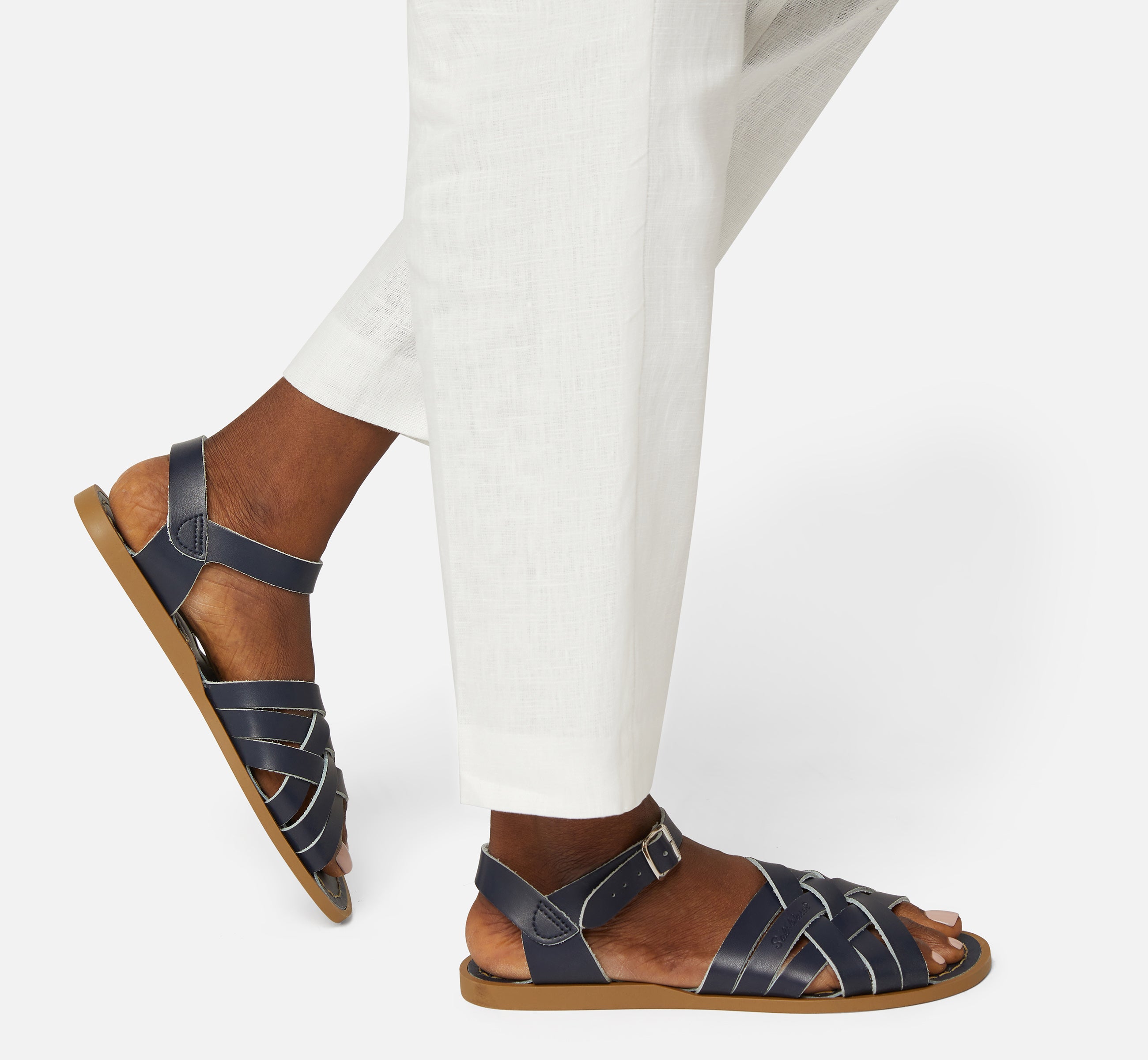 Retro Navy Womens Sandal - Salt-Water Sandals UK