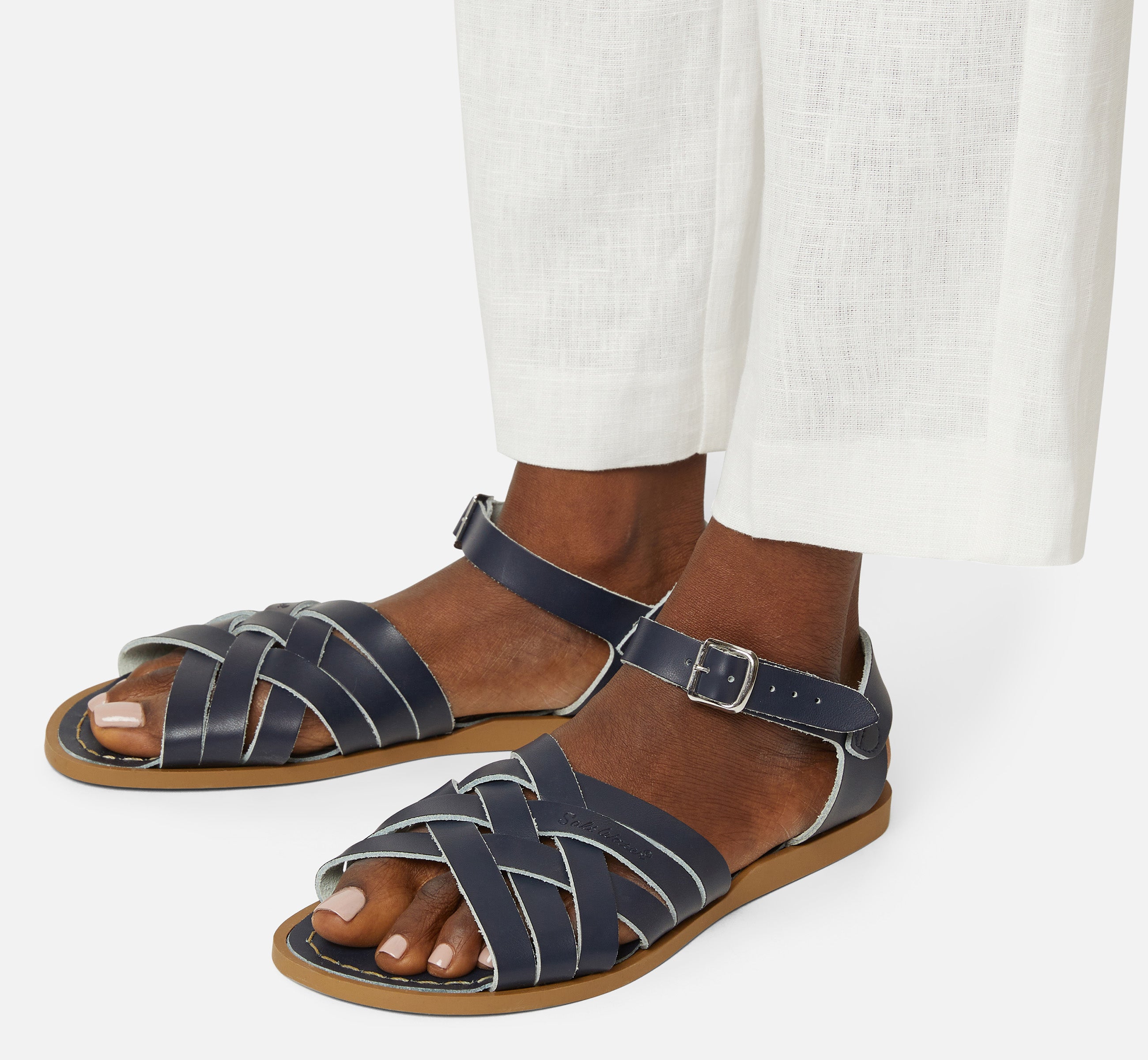 Retro Navy Womens Sandal - Salt-Water Sandals UK