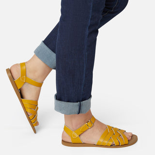 Retro Mustard Womens Sandal - All Sandals but new colours - Salt-Water Sandals UK