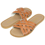 Retro Slide Tan Womens Sandal