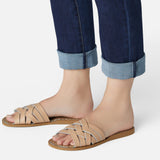 Retro Slide Latte Womens Sandal - Women's Slider Sandals - Salt-Water Sandals UK