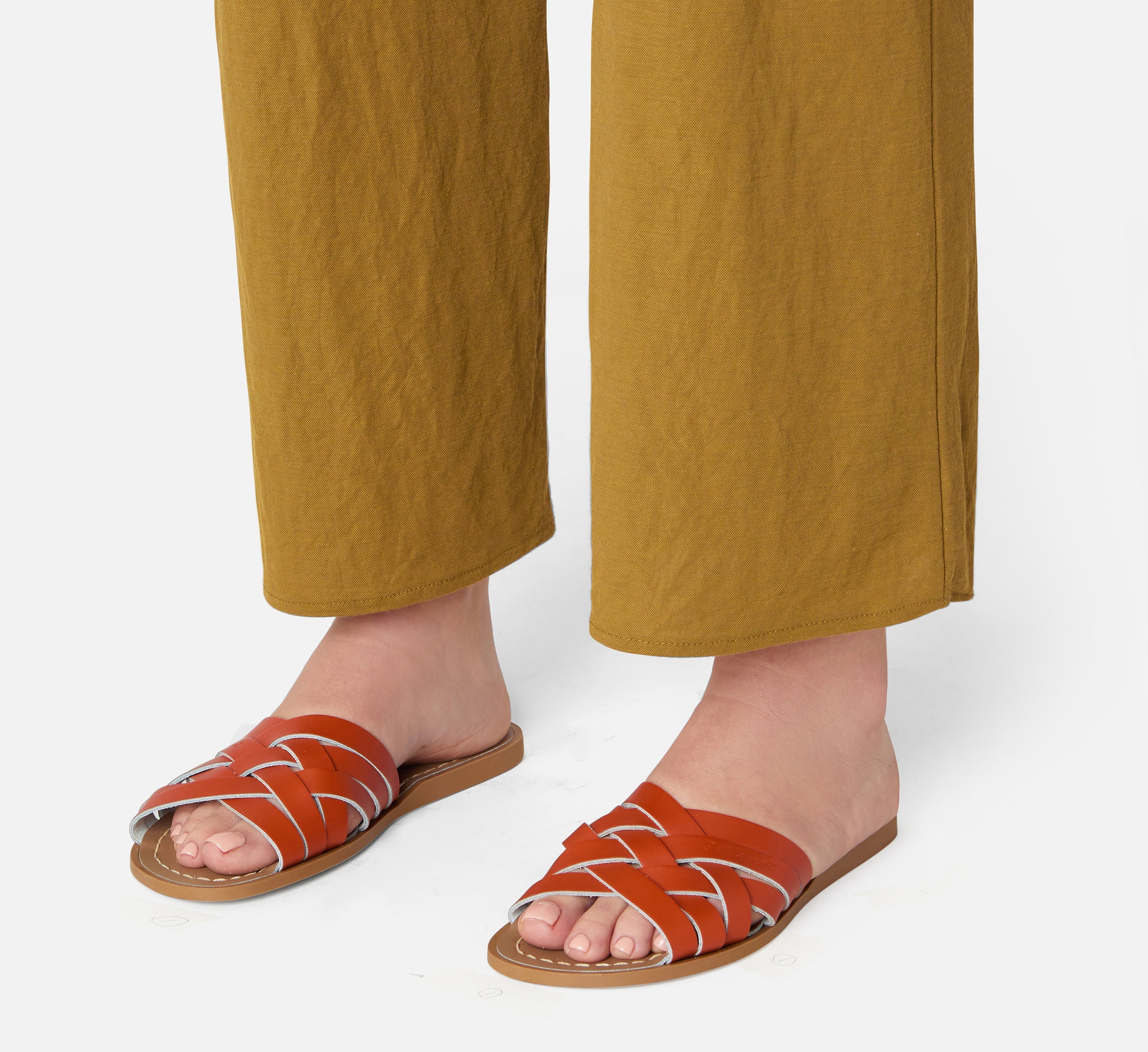 Retro Slide Paprika Womens Sandal - Salt-Water Sandals UK