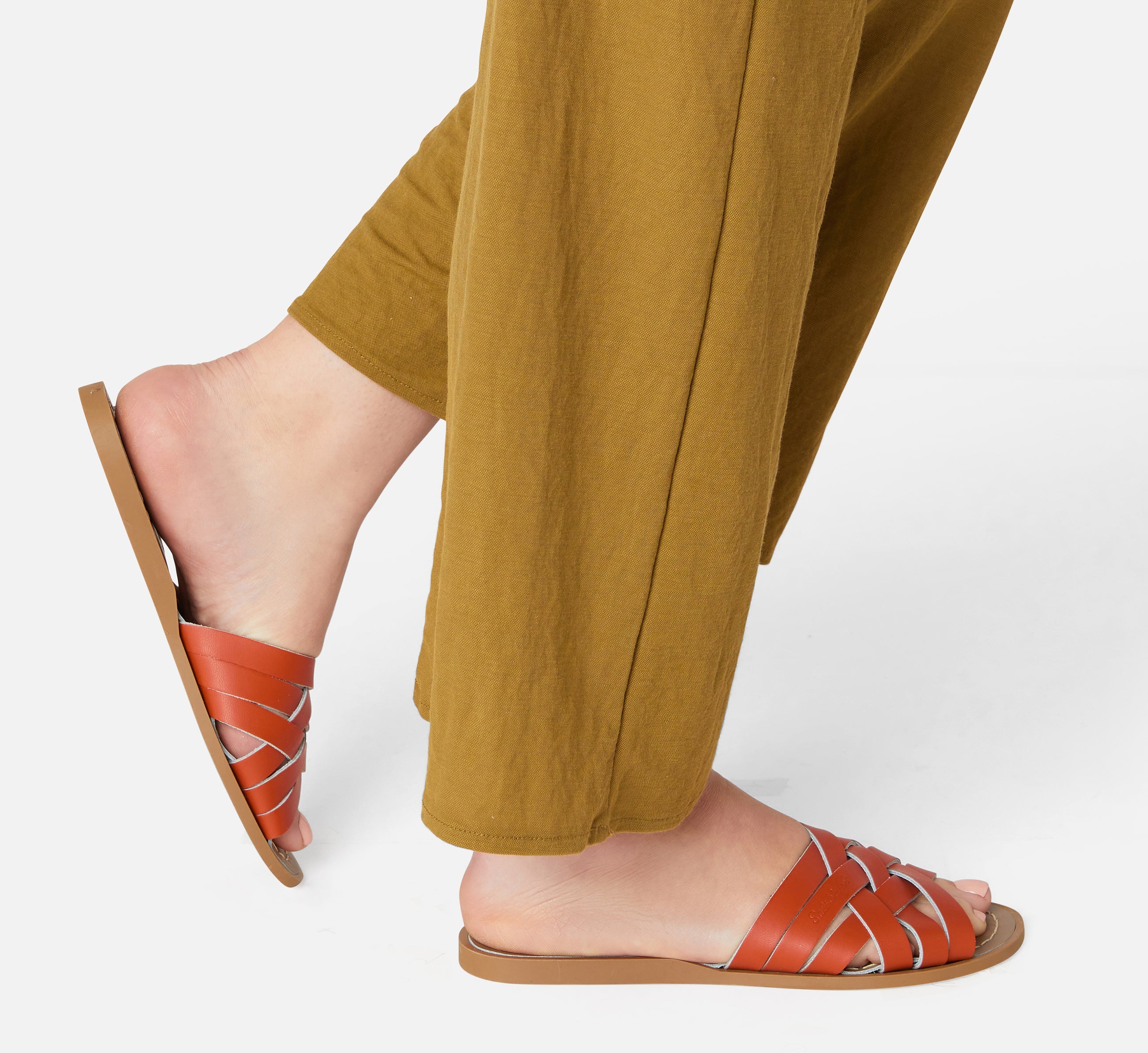 Retro Slide Paprika Womens Sandal - Salt-Water Sandals UK