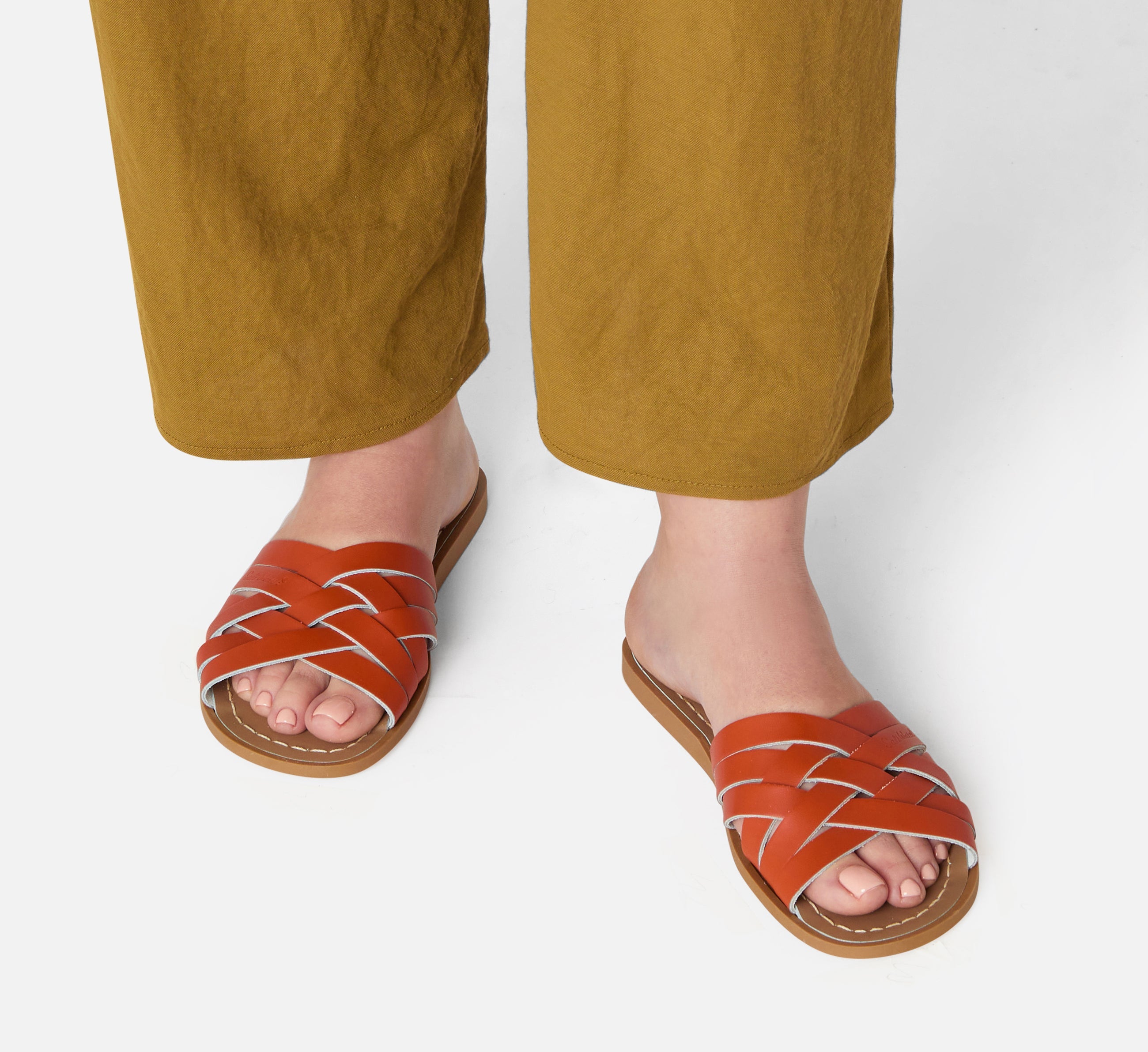 Retro Slide Paprika Womens Sandal - Salt-Water Sandals UK