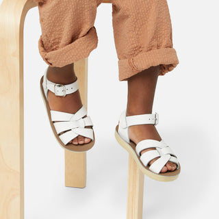 Swimmer White Kids Sandal - Kids White Sandals - Salt-Water Sandals UK