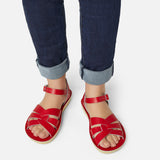 Swimmer Red Womens Sandal - Women's Ankle Strap Sandals - Salt-Water Sandals UK