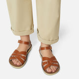 Swimmer Tan Womens Sandal - Women's Ankle Strap Sandals - Salt-Water Sandals UK