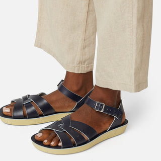 Swimmer Navy Womens Sandal - Women's Ankle Strap Sandals - Salt-Water Sandals UK