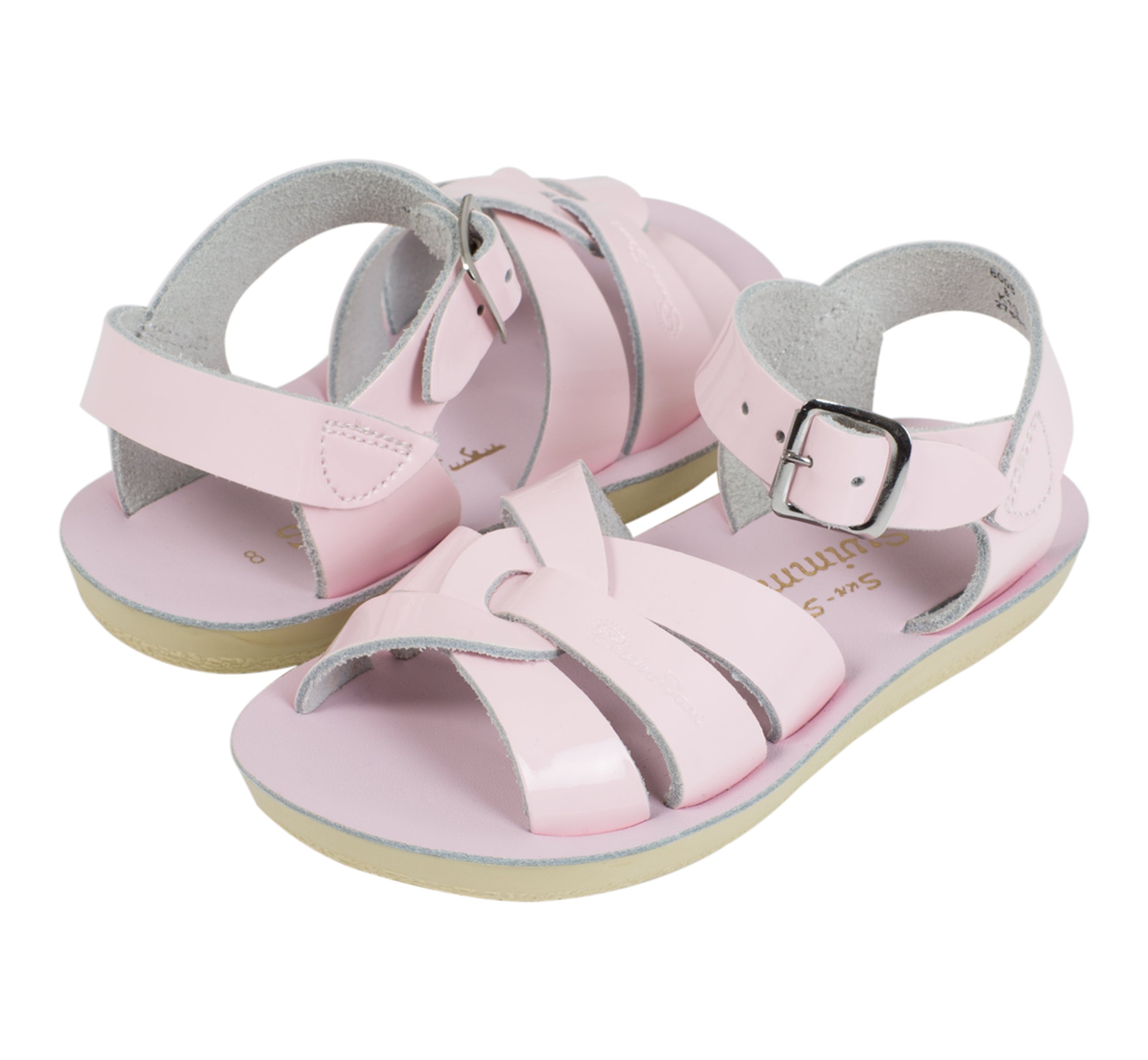 Swimmer Shiny Pink Kids Sandal - Salt-Water Sandals UK