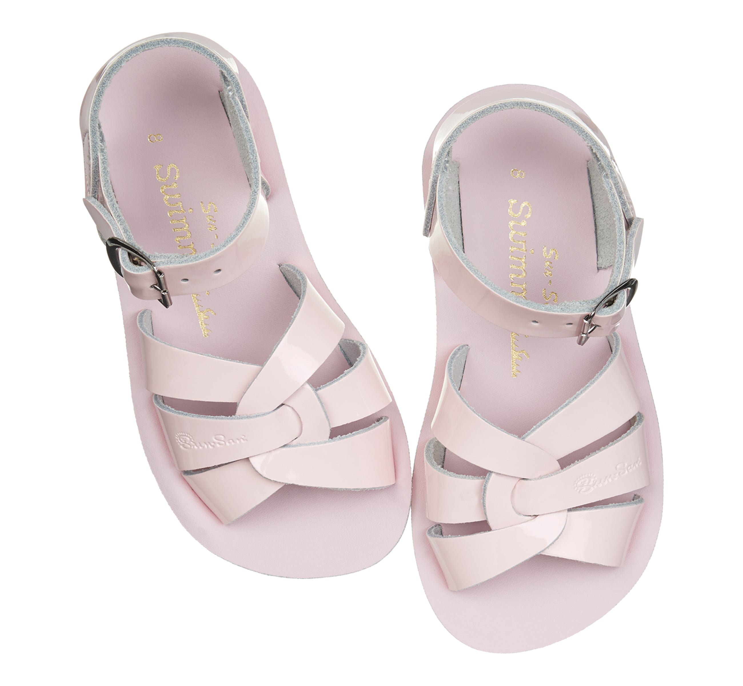 Swimmer Shiny Pink Kids Sandal - Salt-Water Sandals UK