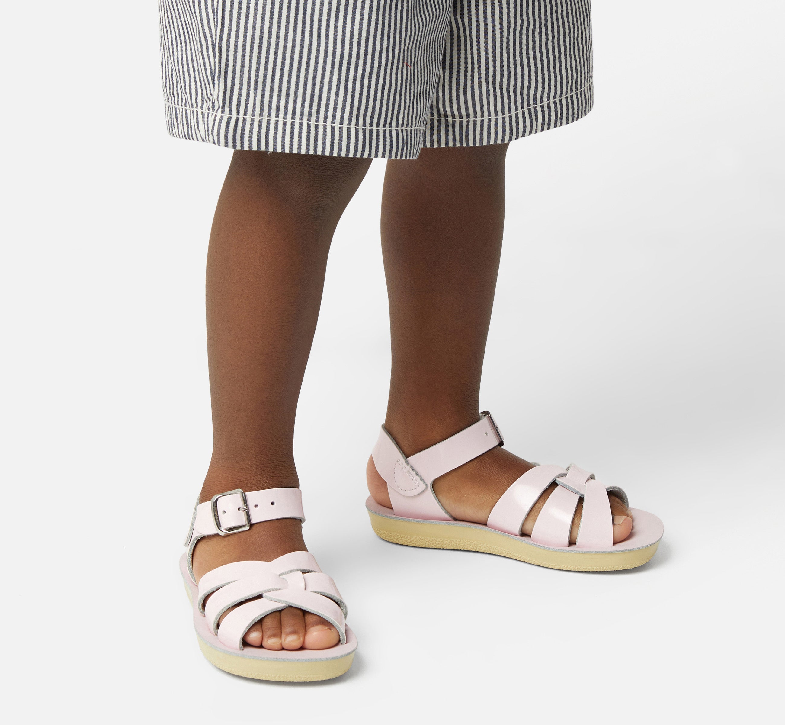 Swimmer Shiny Pink Kids Sandal - Salt-Water Sandals UK