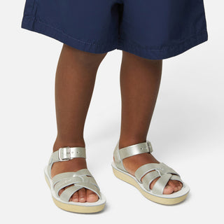 Swimmer Silver Kids Sandal - Salt-Water Sandals UK