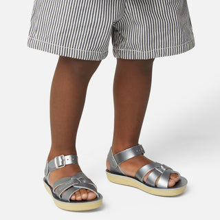 Swimmer Pewter Kids Sandal - All Kids Sandals - Salt-Water Sandals UK