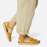 Swimmer Mustard Womens Sandal - Women's Ankle Strap Sandals - Salt-Water Sandals UK