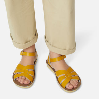Swimmer Mustard Womens Sandal - Women's Ankle Strap Sandals - Salt-Water Sandals UK