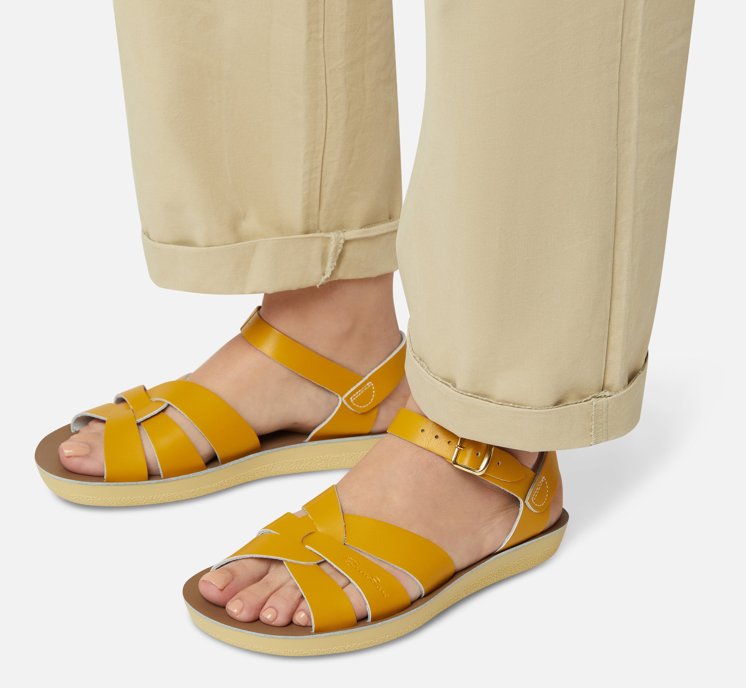 Swimmer Mustard Womens Sandal - Salt-Water Sandals UK