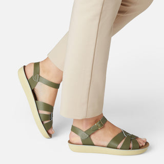 Swimmer Olive Womens Sandal - Women's Ankle Strap Sandals - Salt-Water Sandals UK