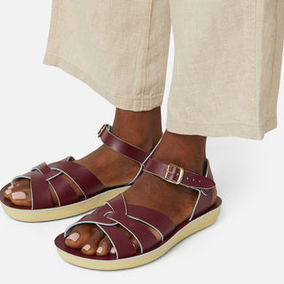 Swimmer Claret Womens Sandal - All Womens Sandals - Salt-Water Sandals UK