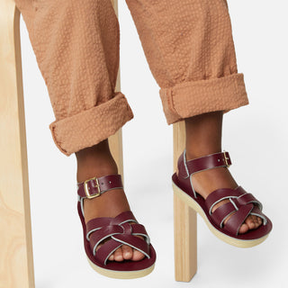 Swimmer Claret Kids Sandal - All Kids Sandals - Salt-Water Sandals UK