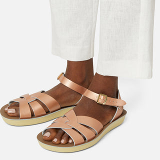 Swimmer Rose Gold Womens Sandal - All Womens Sandals - Salt-Water Sandals UK