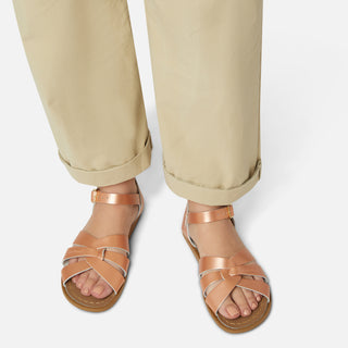 Original Rose Gold Womens Sandal - Available in Larger Sizes - Salt-Water Sandals UK