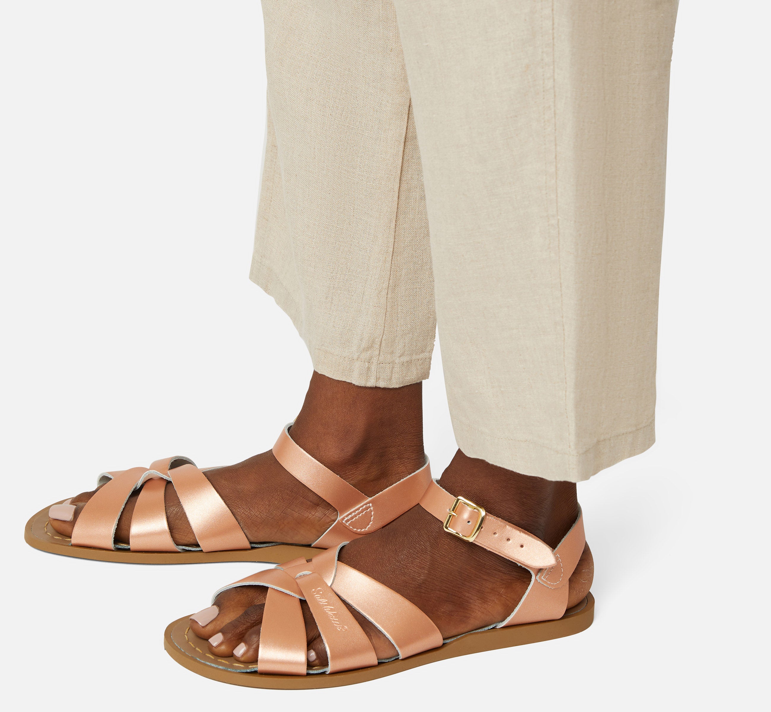 Original Rose Gold Womens Sandal - Salt-Water Sandals UK
