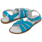 Original Shiny Turquoise Kids Sandal - Salt-Water Sandals UK