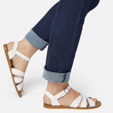 Original White Womens Sandal - Women's Ankle Strap Sandals - Salt-Water Sandals UK