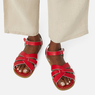 Original Red Womens Sandal - Women's Ankle Strap Sandals - Salt-Water Sandals UK