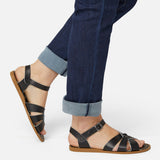 Original Black Womens Sandal - Women's Ankle Strap Sandals - Salt-Water Sandals UK