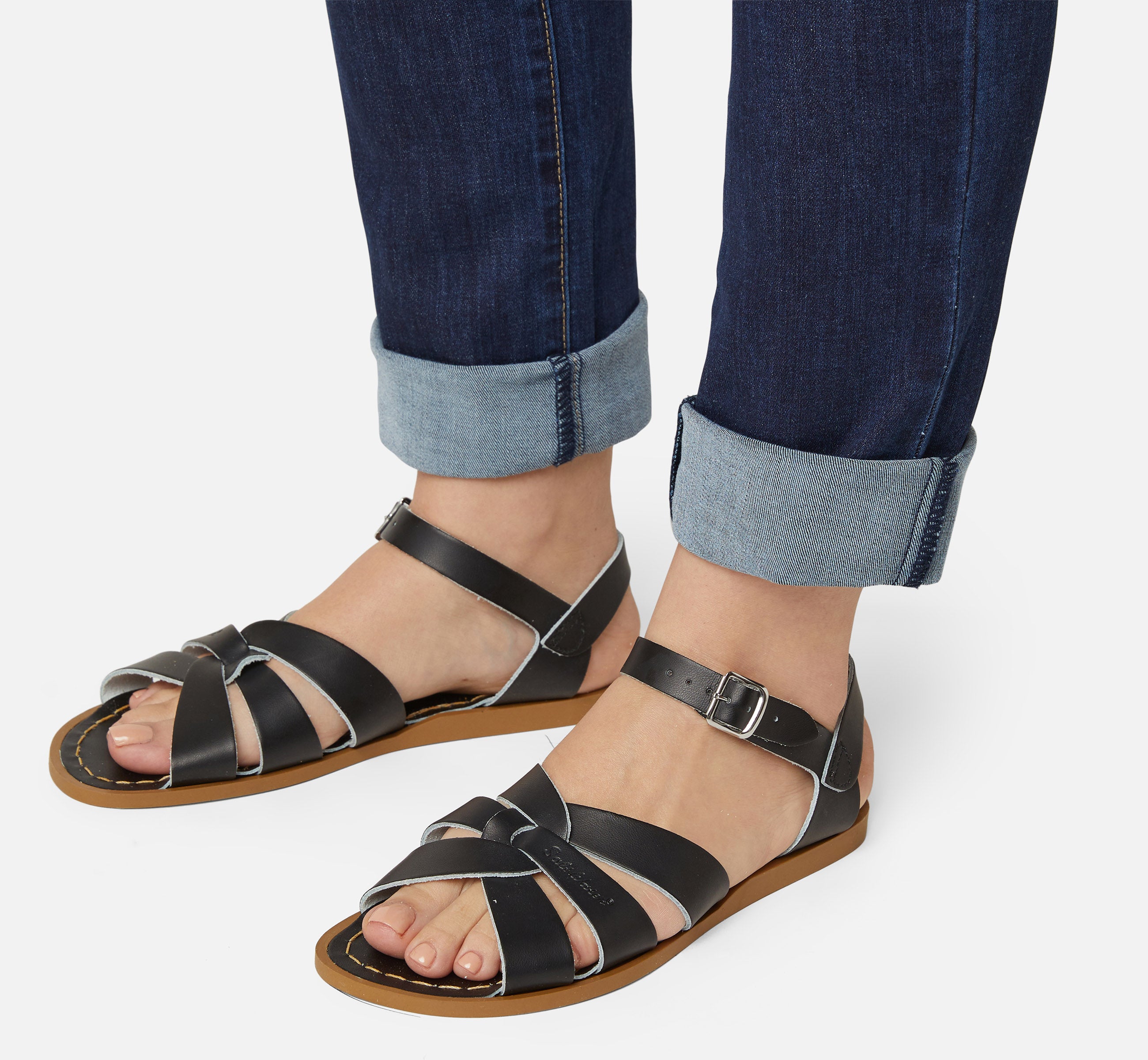 Original Black Womens Sandal - Salt-Water Sandals UK