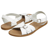 Classic White Womens Sandal - Women's Wide Fit Sandals - Salt-Water Sandals UK