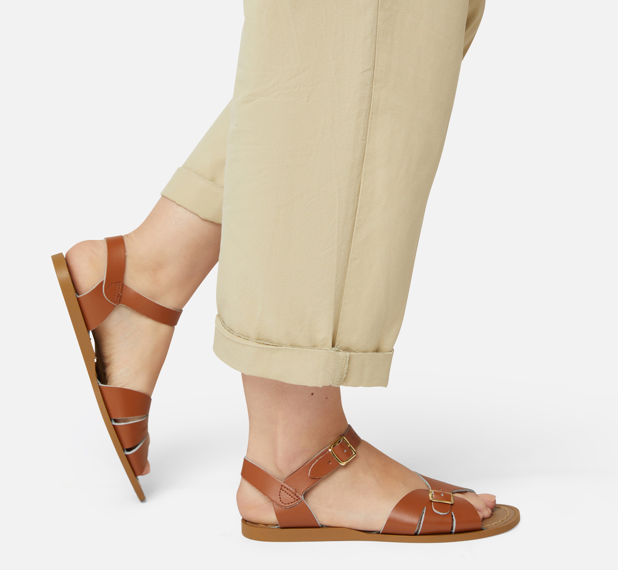 Classic Tan Womens Sandal - Salt-Water Sandals UK